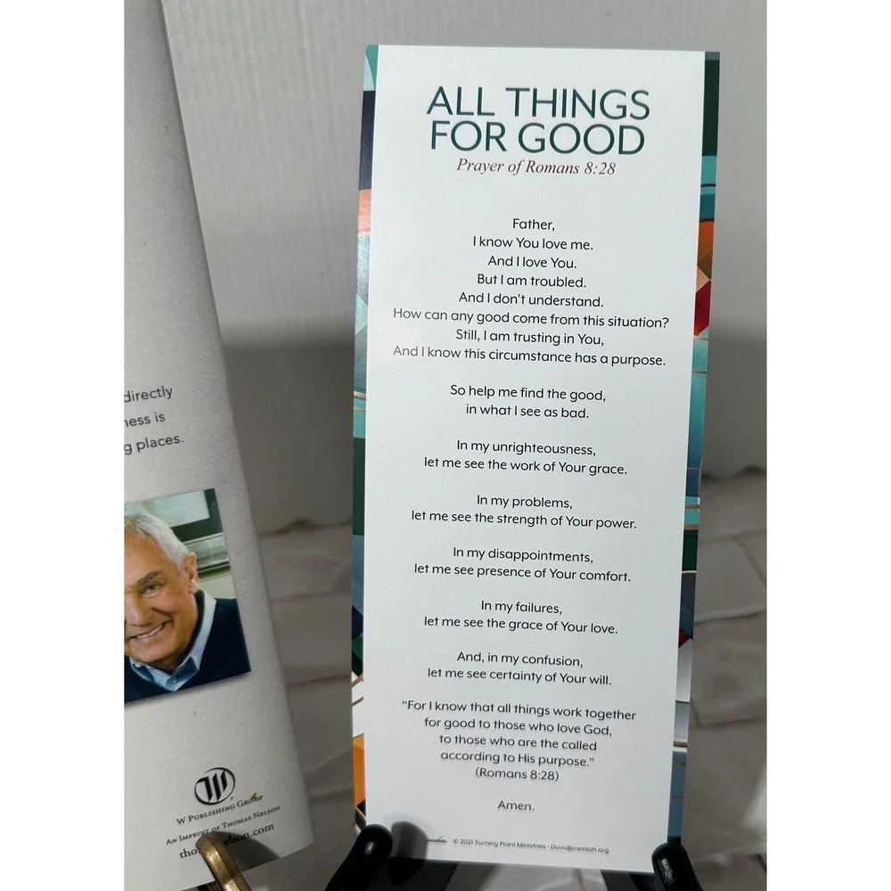 David Jeremiah 31 Days to Happiness Paperback Book and Bonus‎ Bookmark
